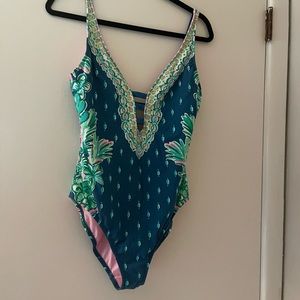 Lilly Pulitzer jaspen swimsuit size 12